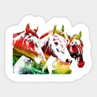 Horses Sticker